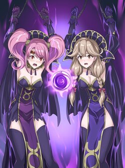 [Ribimura] Mae and Effie's witchification skinsuit brainwashing (Fire Emblem Echoes)