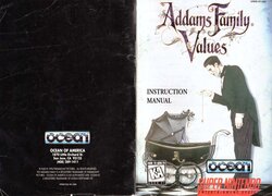 Addams Family Values (1994) - SNES Manual