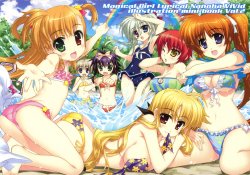 Magical Girl Lyrical Nanoha Vivid illustration mini book vol.2