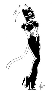 [Transformation Latex] Sebastian Blackcat: Furry Art