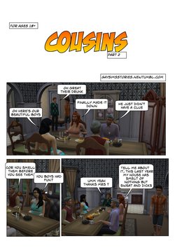 (ENG) Cousins comic part 2 (gay sims stories)