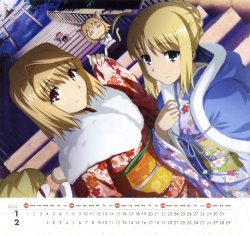 (Type-Moon) Carnival Phantasm 2012 Calendar