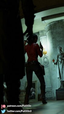 [FoXXXn] Claire Redfield and Mr.X (Resident Evil)