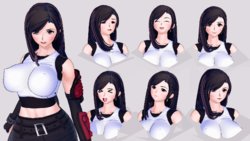 [Katoku-tai Kyappu] [Koikatsu] FF7 Rimeiku No Tifa O Sakusei