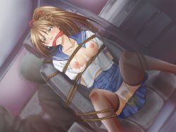 [Nightmare Express -Akumu no Takuhaibin-] Yokubou Kaiki dai 112 shou - Yogosareta Seifuku #1 Bakunyuu Musume Satsuki-hen -