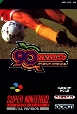 90 Minutes European Prime Goal (1995) - SNES Manual