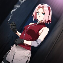 (Cyber-Wifu11) Sakura (Naruto) (AI Generated)