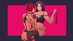 [Lesbeanlatte / Sapphyxiate] Vi and Caitlyn comics and art (Arcane: League of Legends)