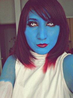 Mystique Cosplay Body Paint