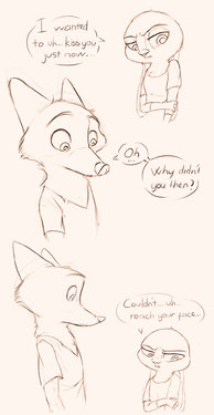 [Sprinkah] Wanted to kiss you (Zootopia) (English)