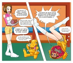 GUILMON VORE MINI COMIC (ARTIST Jimmsugomi) (SPANISH)