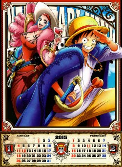One Piece Calendar 2015