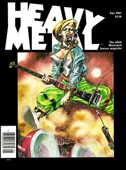 Heavy Metal January 1985