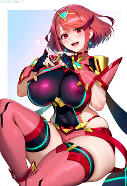 DepressArt - Pyra x BBC Request (Patreon) (AI Generated)