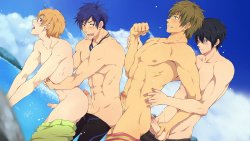 [Black Monkey] Banana Split! Special Free! (uncensored gifs)