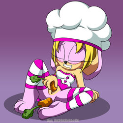 [HedgehogLove] Gaia's Fancy Food (Sonic the Hedgehog)