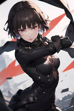 [Mosin] Makoto Niijima (Megami Tensei) [AI Generated]