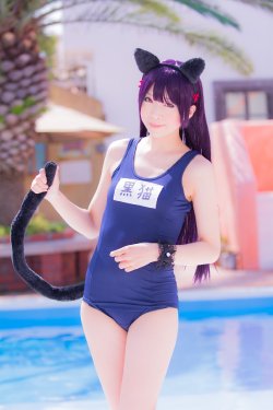 《Ore no Imouto》Kuroneko (school swimsuit ver.) by Mashiro Yuki