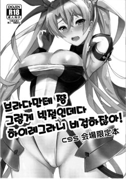 (C95) [Yurutto Pocket (Untue)] Bradamante-chan Sono Dekachichi ni High-Leg wa Hikyou desho! | 브라다만테 쨩 그렇게 빅젖인데다 하이레그라니 비겁하잖아! (Fate/Grand Order) [Korean]