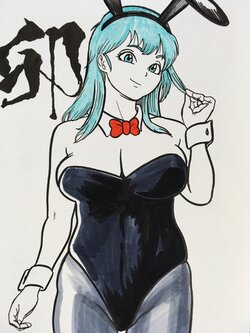 [Makigai Ikko] Bulma Briefs sketches (Dragon Ball)