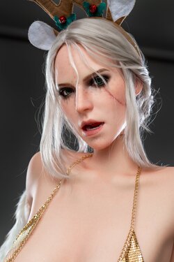 Ciri 168cm D Cup Silicone Doll (soft silicone head with movable jaw and complete oral structure))