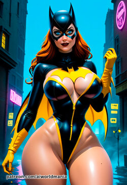 Batgirl, Sexy Justice. [AI Generated]