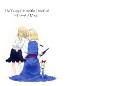 (C76) [PERSONAL COLOR (Sakuraba Yuuki)] Youjo to Shoujo in Mahou no Mori | The Young Girl and the Little Girl of The Forest of Magic (Touhou Project) [English] [Wings of Yuri + Gaku-Touhou]