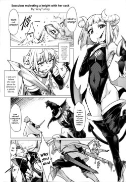 (C90) [Endless Requiem (Sexyturkey)] Chinchin Succubus ga Kishi Ketsu o Ijiru Yatsu | Succubus Molesting a Knight with Her Cock (Futanari x Otoko Gyaku Anal Goudou Anata ga Mesu ni Narun desu yo) [English] {Hennojin}