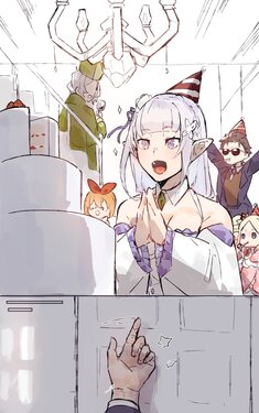 [Angel] Emilia birthday (Re:Zero kara Hajimeru Isekai Seikatsu)