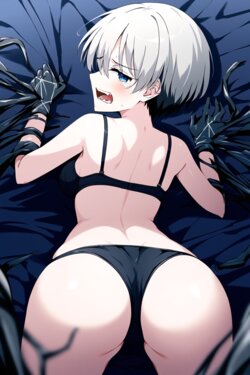 [symbiotealternative] Uzaki-chan want to hang out with a Symbiote (Uzaki-chan wa Asobitai!) [AI Generated]