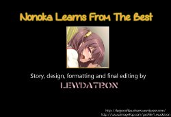 [Pokiyu] Nanoka Learns From the Best (Sora no Method) [English] [Rewrite] {Lewdatron}