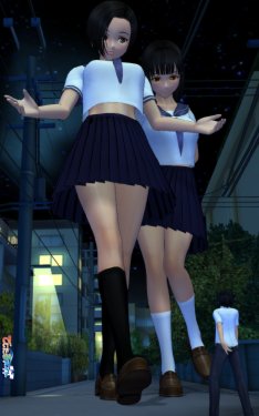 (megame.jp) 2013 week 04 Giantess schoolgirls