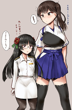 [Takaoka Nanase] Kaga×♀Titou(Tsubaki) (Kantai Collection -KanColle-)