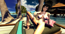 Second Life - Falara at beach