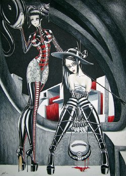 [Femdom] Gray Eel Art