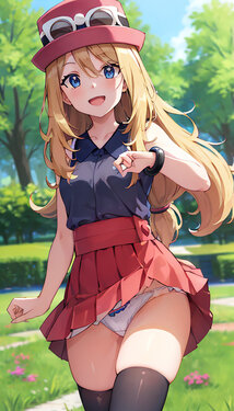 (AI Generated) Serena Pantyshot