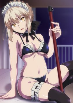 [Hara] Heya ni Souji ni Kita Mizugi Artoria Alter to H (Fate/Grand Order)