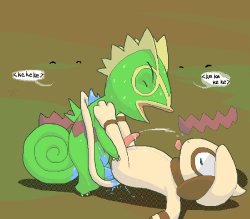 [Argon Vile] Smeargle x Kecleon (Pokemon)