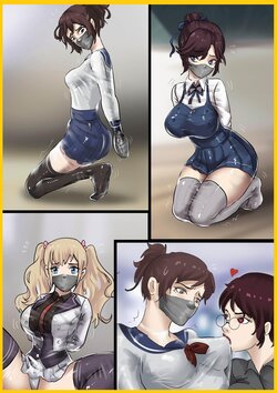 [King] 被真空全包的水手服少女 Sailor suit girl covered by vacuum [Chinese]