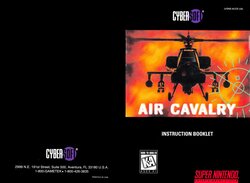 Air Cavalry (1995) - SNES Manual