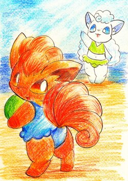 Vulpix And Alolan Vulpix