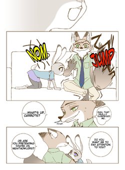 [Puki] Judy ga Nick o Tabetaku Naru Hanashi | A Story Where Judy Wants To Eat Nick (Zootopia) [English] [TranslationBear/Moximoore]