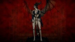 Lilith - slim succubus queen dancing in the dungeon