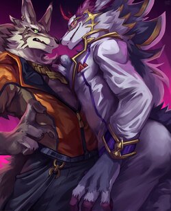 [Nurinaki] Seth × Bael  (Tokyo Afterschool Summoners) (11/21 reward)