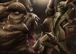 [Ninjartist] Oola & The Rancor [Star Wars]