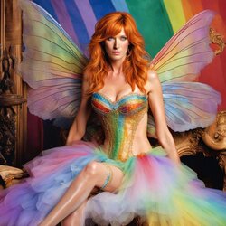 Rainbow Fairy Princess, Kelly Reilly, Ai Generated