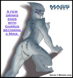 A Few Drinks Ends With Garrus Becoming A Minx