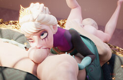 [FireboxStudio] Elsa's super wet throat job