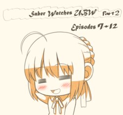 [Tsukumo] UBW o Miru Saber-san | Saber Watches UBW Episodes 7-12 Twitter (Fate/stay night) [English]
