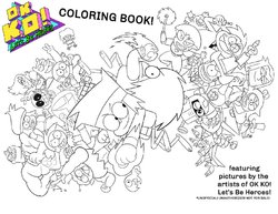 OK KO! Let's Be Heroes Coloring Book